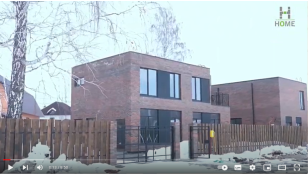 Обзор построенного дома из кирпича S = 192 м2